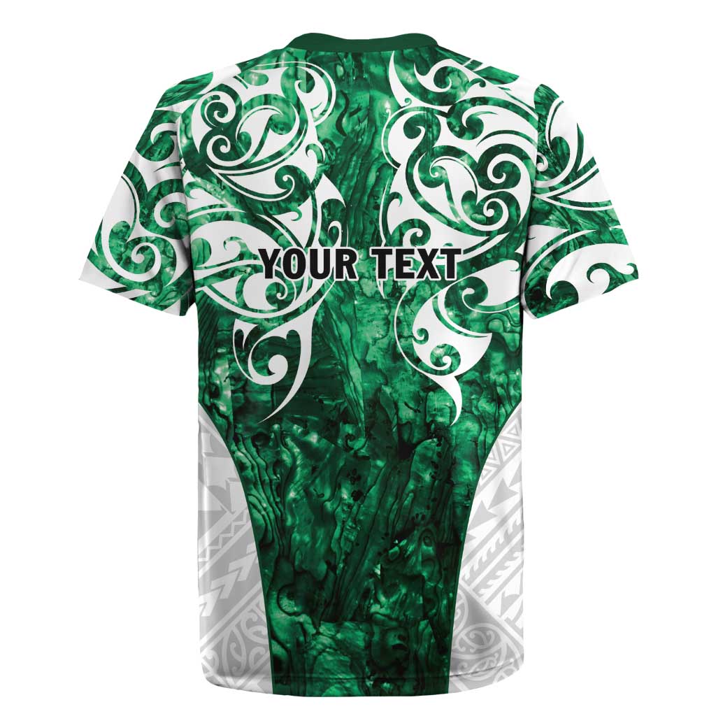 Queensland Maori Kiwi Personalised Rugby Jersey Kikirangi Papua Shell Maori Tribal Tattoo