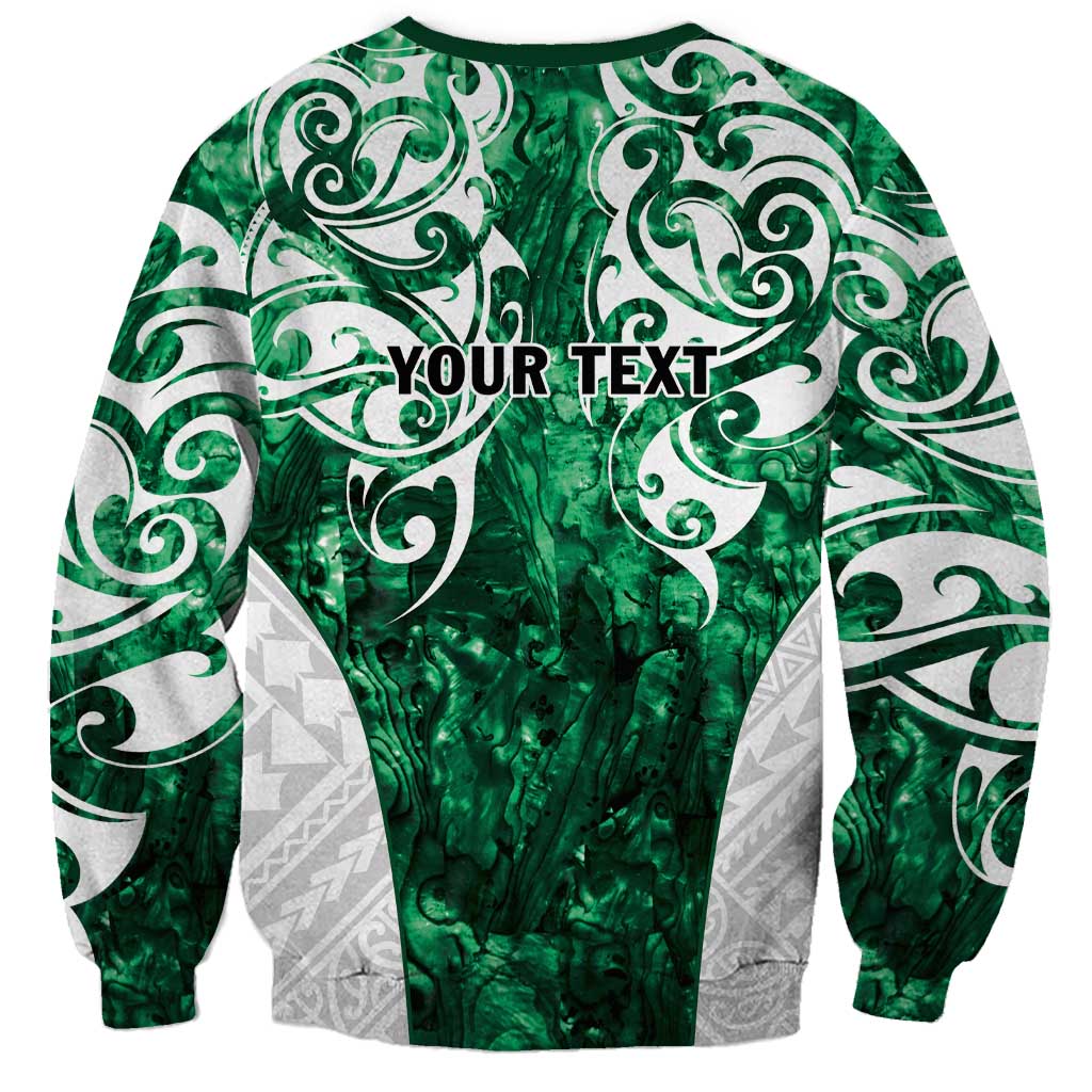 Queensland Maori Kiwi Personalised Sweatshirt Kikirangi Papua Shell Maori Tribal Tattoo LT9 - Polynesian Pride