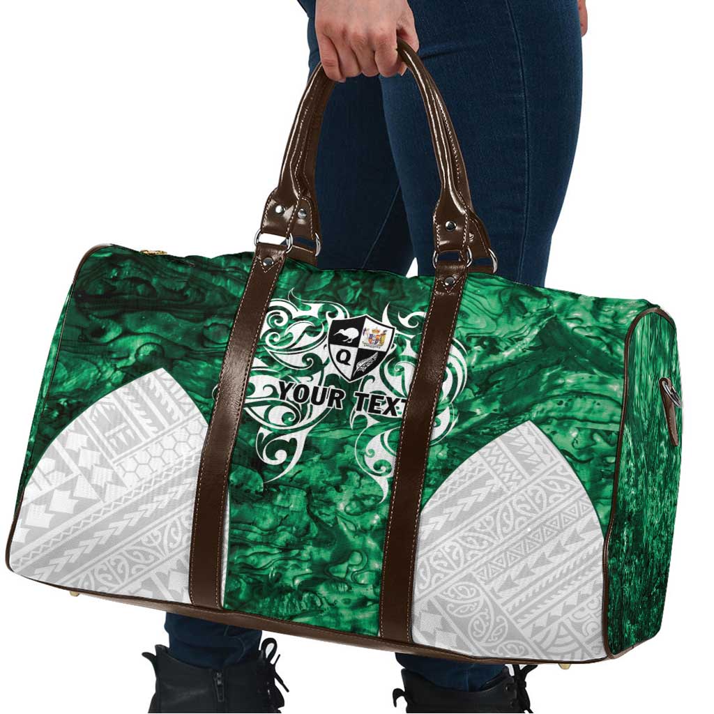 Queensland Maori Kiwi Personalised Travel Bag Kikirangi Papua Shell Maori Tribal Tattoo - Polynesian Pride