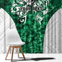 Queensland Maori Kiwi Personalised Window Curtain Kikirangi Papua Shell Maori Tribal Tattoo LT9 - Polynesian Pride