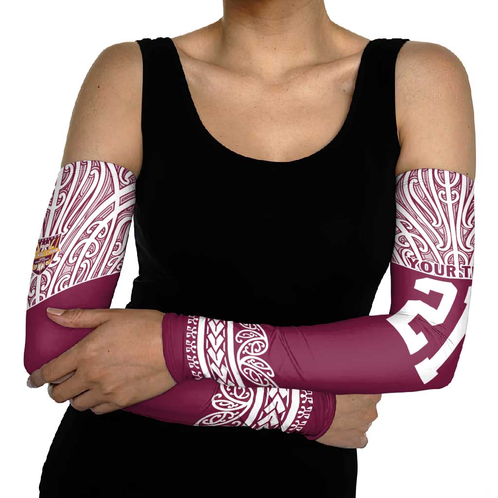 Queensland Maori Nga Hau E Wha Custom Arm Sleeves Polynesian Maori Tribal Pattern - Polynesian Pride