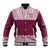 Queensland Maori Nga Hau E Wha Custom Baseball Jacket Polynesian Maori Tribal Pattern