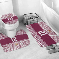 Queensland Maori Nga Hau E Wha Custom Bathroom Set Polynesian Maori Tribal Pattern - Polynesian Pride