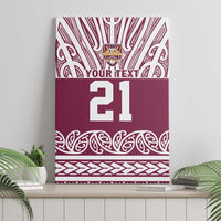 Queensland Maori Nga Hau E Wha Custom Canvas Wall Art Polynesian Maori Tribal Pattern