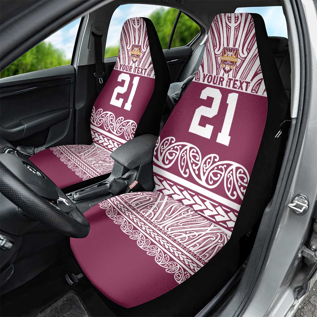 Queensland Maori Nga Hau E Wha Custom Car Seat Cover Polynesian Maori Tribal Pattern LT9 - Polynesian Pride
