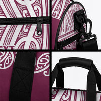 Queensland Maori Nga Hau E Wha Custom Duffle Bag Polynesian Maori Tribal Pattern