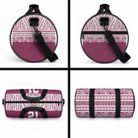 Queensland Maori Nga Hau E Wha Custom Duffle Bag Polynesian Maori Tribal Pattern