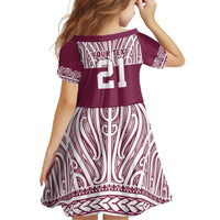 Queensland Maori Nga Hau E Wha Custom Family Matching Off Shoulder Maxi Dress and Hawaiian Shirt Polynesian Maori Tribal Pattern