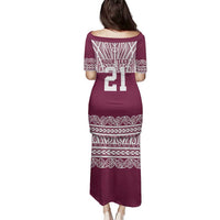 Queensland Maori Nga Hau E Wha Custom Family Matching Puletasi and Hawaiian Shirt Polynesian Maori Tribal Pattern