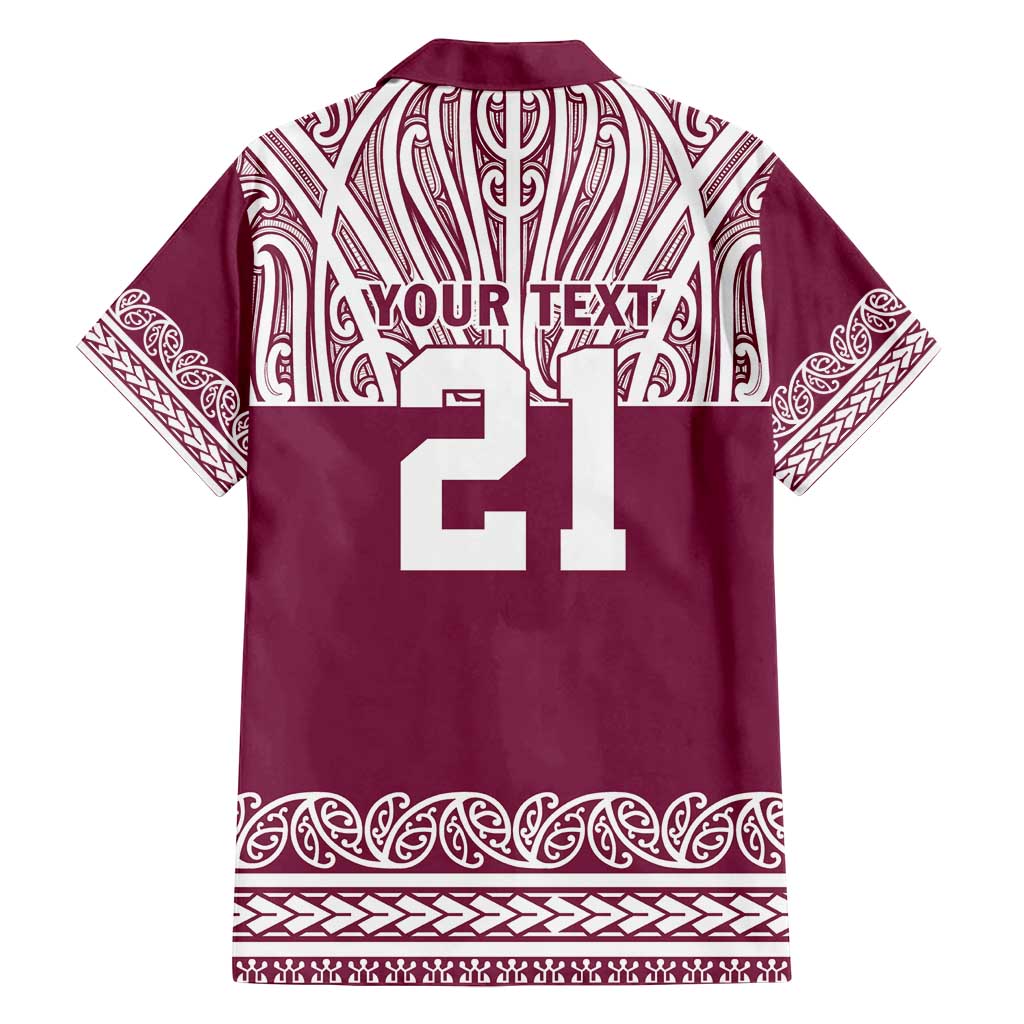 Queensland Maori Nga Hau E Wha Custom Family Matching Tank Maxi Dress and Hawaiian Shirt Polynesian Maori Tribal Pattern