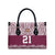 Queensland Maori Nga Hau E Wha Custom Leather Bag Polynesian Maori Tribal Pattern - Polynesian Pride