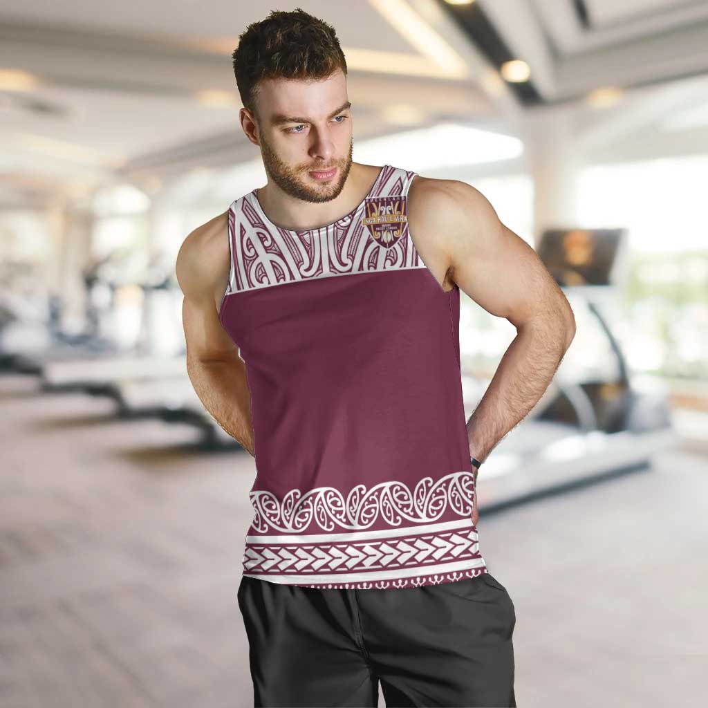 Queensland Maori Nga Hau E Wha Custom Men Tank Top Polynesian Maori Tribal Pattern