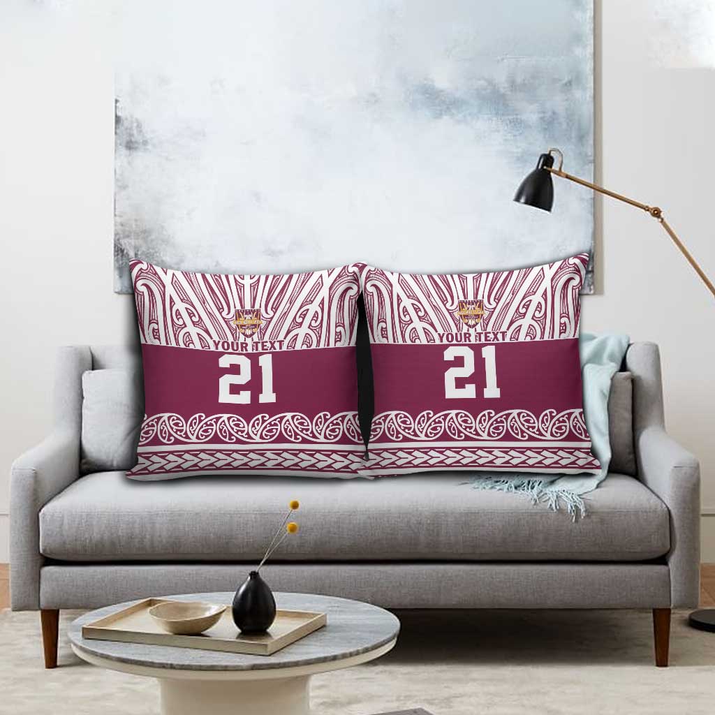 Queensland Maori Nga Hau E Wha Custom Pillow Cover Polynesian Maori Tribal Pattern LT9 - Polynesian Pride
