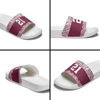 Queensland Maori Nga Hau E Wha Custom Slide Sandals Polynesian Maori Tribal Pattern LT9 - Polynesian Pride