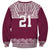 Queensland Maori Nga Hau E Wha Custom Sweatshirt Polynesian Maori Tribal Pattern