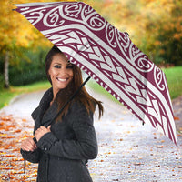 Queensland Maori Nga Hau E Wha Custom Umbrella Polynesian Maori Tribal Pattern - Polynesian Pride