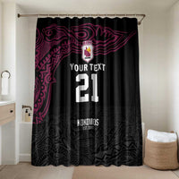 Queensland Papua New Guinea Custom Bathroom Set All Black Pacific PNG Tribal Style - Polynesian Pride