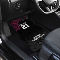 Queensland Papua New Guinea Custom Car Mats All Black Pacific PNG Tribal Style LT9 - Polynesian Pride