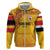 Queensland Papua New Guinea Custom Hoodie All Gold Pacific PNG Tribal Style