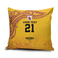 Queensland Papua New Guinea Custom Pillow Cover All Gold Pacific PNG Tribal Style LT9 Gold - Polynesian Pride