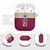 Queensland Samoa Custom AirPods Case Maroon Pacific Polynesian Tribal Pattern - Polynesian Pride