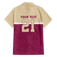 Queensland Samoa Custom Family Matching Puletasi and Hawaiian Shirt Maroon Pacific Polynesian Tribal Pattern