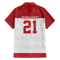 Queensland Tonga Custom Family Matching Tank Maxi Dress and Hawaiian Shirt QLD with Tongan Ngatu Pattern LT9 - Polynesian Pride