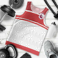 Queensland Tonga Custom Men Tank Top QLD with Tongan Ngatu Pattern
