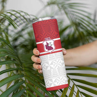 Queensland Tonga Custom Skinny Tumbler QLD with Tongan Ngatu Pattern