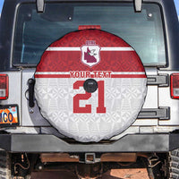 Queensland Tonga Custom Spare Tire Cover QLD with Tongan Ngatu Pattern