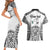 Personalised Tonga 676 Couples Matching Short Sleeve Bodycon Dress and Hawaiian Shirt Tribal Kupesi Ngatu Unique