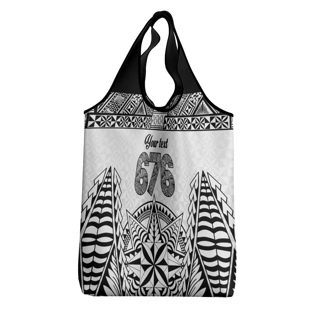 Personalised Tonga 676 Grocery Bag Tribal Kupesi Ngatu Unique