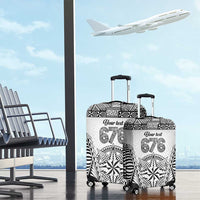 Personalised Tonga 676 Luggage Cover Tribal Kupesi Ngatu Unique LT9 - Polynesian Pride