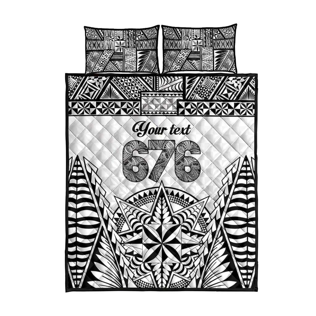 Personalised Tonga 676 Quilt Bed Set Tribal Kupesi Ngatu Unique