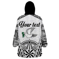 Personalised Tonga 676 Wearable Blanket Hoodie - Tribal Kupesi Ngatu Unique LT9 - Polynesian Pride