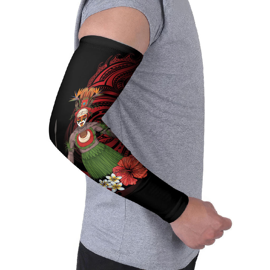 Huli Wigmen Tribe Hela Province Arm Sleeves Papua New Guinea Indigenous Pattern LT9 - Polynesian Pride