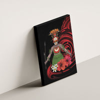 Huli Wigmen Tribe Hela Province Canvas Wall Art Papua New Guinea Indigenous Pattern LT9 - Polynesian Pride
