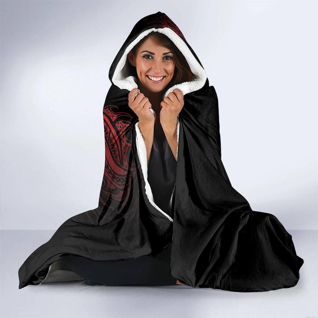 Huli Wigmen Tribe Hela Province Hooded Blanket Papua New Guinea Indigenous Pattern LT9 - Polynesian Pride
