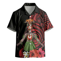 Huli Wigmen Tribe Hela Province Kid Hawaiian Shirt Papua New Guinea Indigenous Pattern LT9 - Polynesian Pride