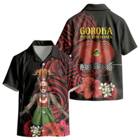 Huli Wigmen Tribe Hela Province Kid Hawaiian Shirt Papua New Guinea Indigenous Pattern LT9 - Polynesian Pride
