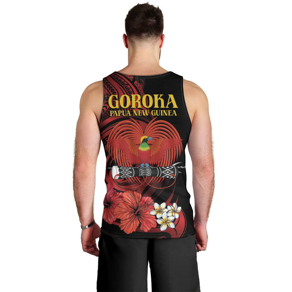 Huli Wigmen Tribe Hela Province Men Tank Top Papua New Guinea Indigenous Pattern LT9 - Polynesian Pride
