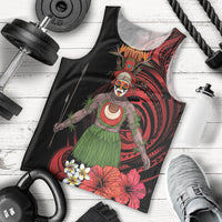 Huli Wigmen Tribe Hela Province Men Tank Top Papua New Guinea Indigenous Pattern LT9 - Polynesian Pride