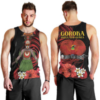 Huli Wigmen Tribe Hela Province Men Tank Top Papua New Guinea Indigenous Pattern LT9 - Polynesian Pride
