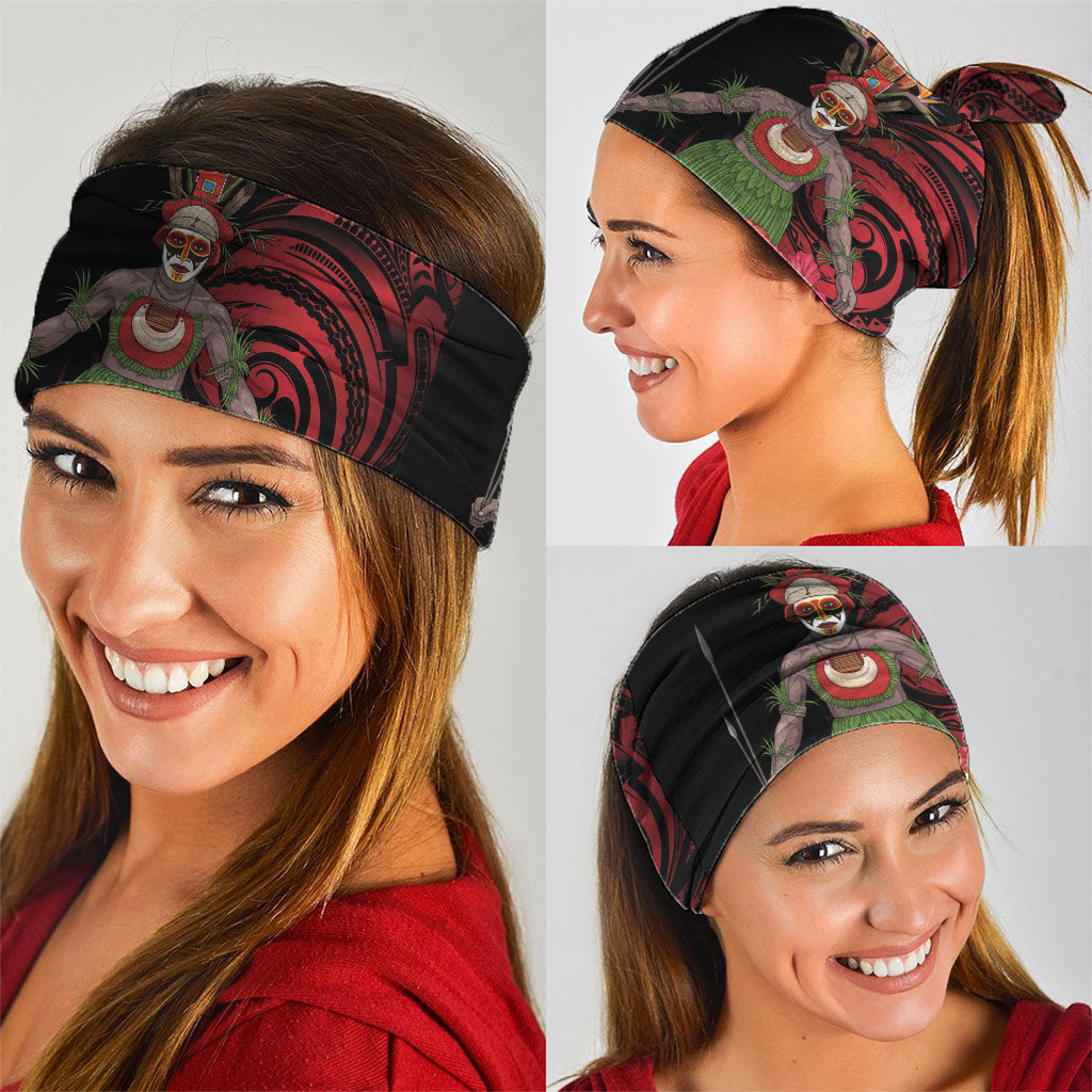 Huli Wigmen Tribe Hela Province Neck Gaiter Papua New Guinea Indigenous Pattern LT9 - Polynesian Pride