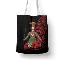 Huli Wigmen Tribe Hela Province Tote Bag Papua New Guinea Indigenous Pattern LT9 - Polynesian Pride
