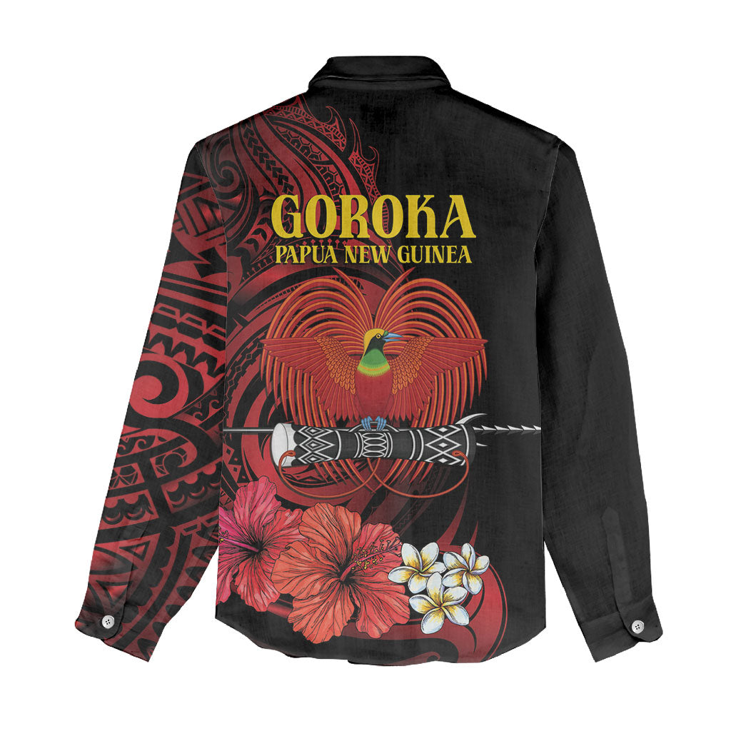 Huli Wigmen Tribe Hela Province Women Casual Shirt Papua New Guinea Indigenous Pattern LT9 - Polynesian Pride