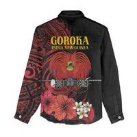 Huli Wigmen Tribe Hela Province Women Casual Shirt Papua New Guinea Indigenous Pattern LT9 - Polynesian Pride