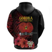 Huli Wigmen Tribe Hela Province Zip Hoodie Papua New Guinea Indigenous Pattern LT9 - Polynesian Pride