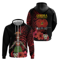 Huli Wigmen Tribe Hela Province Zip Hoodie Papua New Guinea Indigenous Pattern LT9 - Polynesian Pride