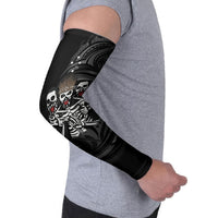 Skeleton Tribe Simbu Province Arm Sleeves Papua New Guinea Indigenous Pattern LT9 - Polynesian Pride